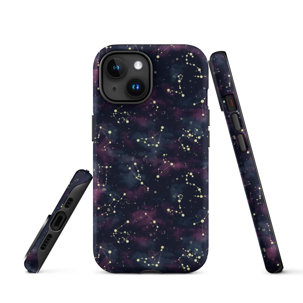 Star Constellations Tough Case for iPhone 15 - Matte Finish - https://ascensionemporium.net